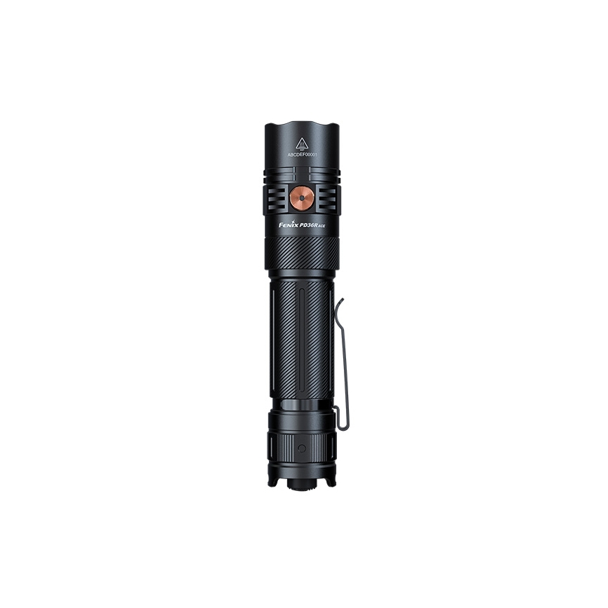 Fenix PD36RACE - LED regulējams uzlādējams lukturis LED/USB 5000 mAh IP68 3000 lm 63,45 h melns