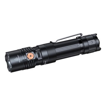 Fenix PD36RACE - LED regulējams uzlādējams lukturis LED/USB 5000 mAh IP68 3000 lm 63,45 h melns