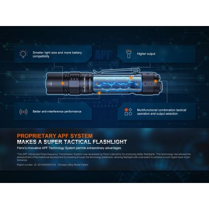 Fenix PD36RPRO - LED Uzlādējams taktiskais lukturītis LED/USB IP68 2800 lm 42 h 5000 mAh