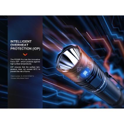 Fenix PD36RPRO - LED Uzlādējams taktiskais lukturītis LED/USB IP68 2800 lm 42 h 5000 mAh