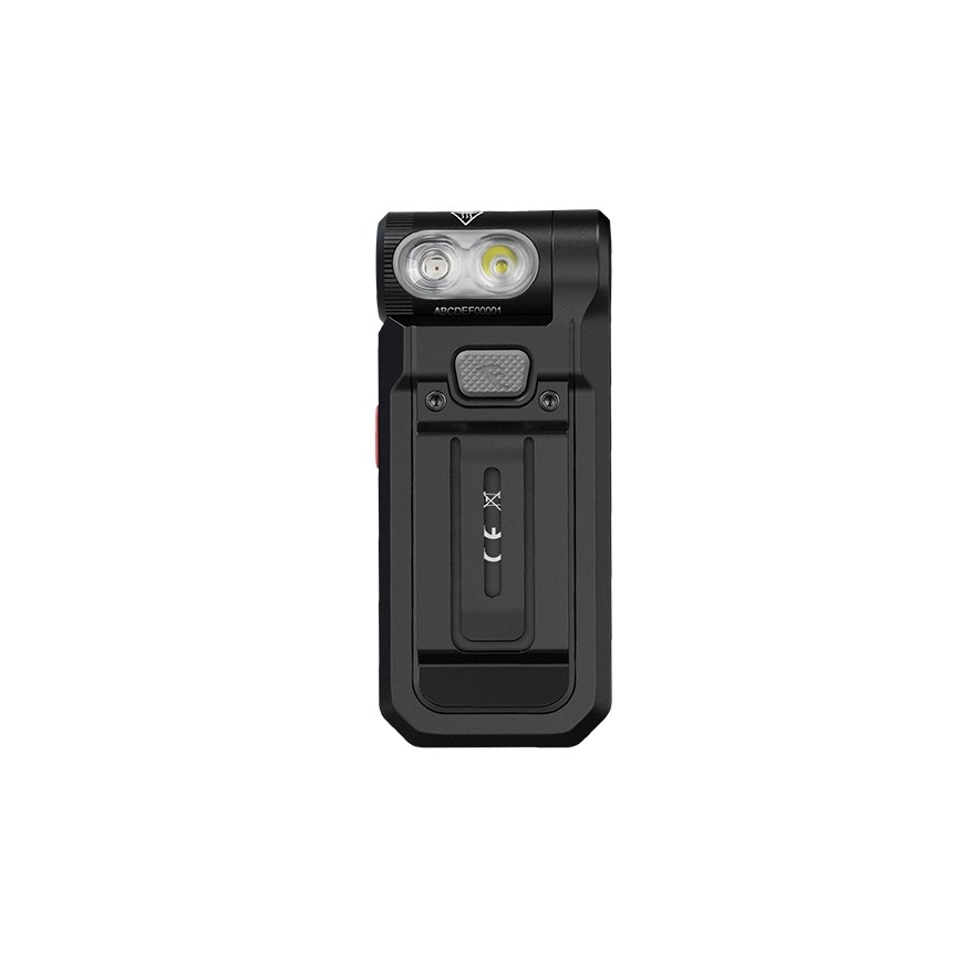 Fenix SW05RREDBLC - LED Aptumšojama uzlādējams lukturītis LED/USB IPX6 150 lm 49 h 700 mAh melna