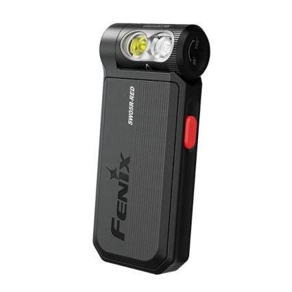 Fenix SW05RREDBLC - LED Aptumšojama uzlādējams lukturītis LED/USB IPX6 150 lm 49 h 700 mAh melna