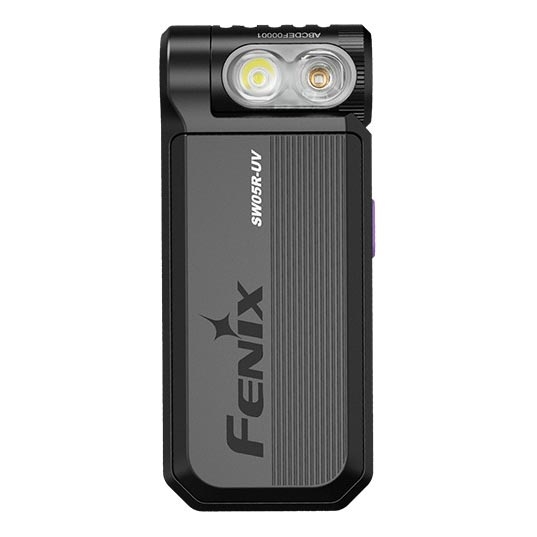 Fenix SW05RUVBLC - LED Aptumšojama uzlādējams lukturītis LED/USB IPX6 150 lm 49 h 700 mAh melna