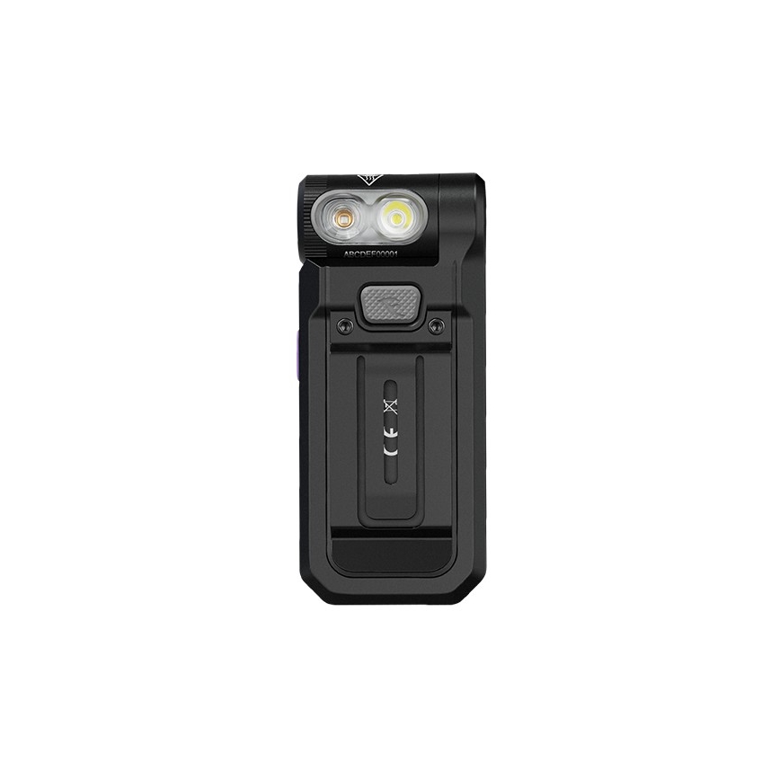 Fenix SW05RUVBLC - LED Aptumšojama uzlādējams lukturītis LED/USB IPX6 150 lm 49 h 700 mAh melna