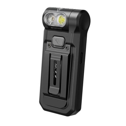 Fenix SW05RUVBLC - LED Aptumšojama uzlādējams lukturītis LED/USB IPX6 150 lm 49 h 700 mAh melna