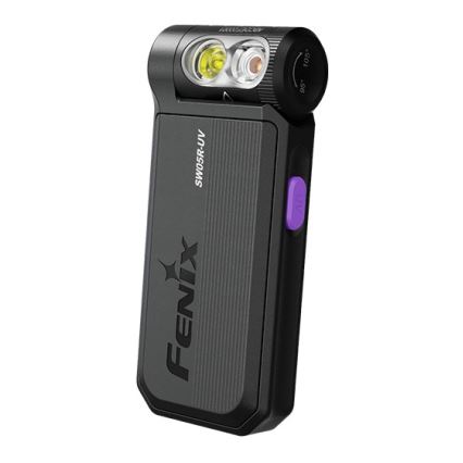 Fenix SW05RUVBLC - LED Aptumšojama uzlādējams lukturītis LED/USB IPX6 150 lm 49 h 700 mAh melna