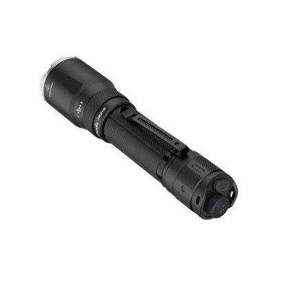 Fenix TK21RBLK - LED uzlādējams lukturis ar regulējamu spilgtumu LED/USB 6000 mAh IP68 3600 lm 72,5 h melns