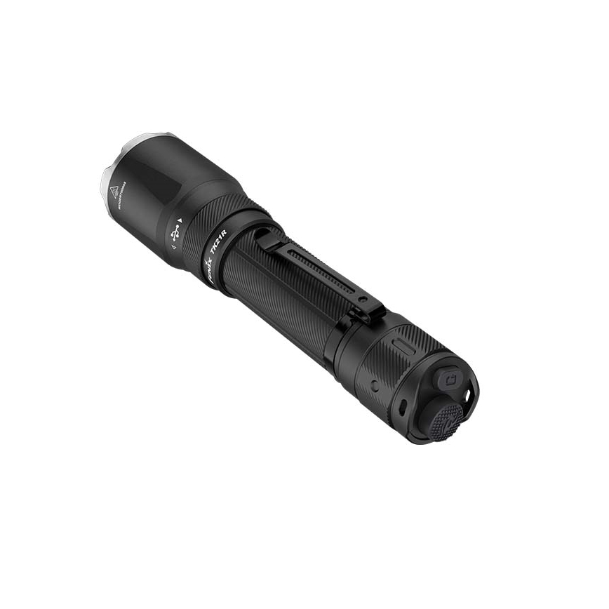 Fenix TK21RBLK - LED uzlādējams lukturis ar regulējamu spilgtumu LED/USB 6000 mAh IP68 3600 lm 72,5 h melns