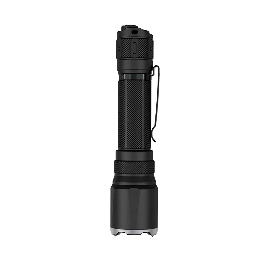 Fenix TK21RBLK - LED uzlādējams lukturis ar regulējamu spilgtumu LED/USB 6000 mAh IP68 3600 lm 72,5 h melns
