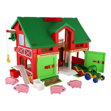 Fermas mājiņa ar piederumiem