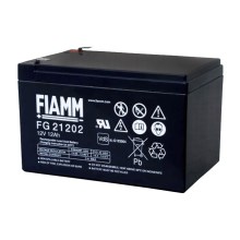 Fia mm FG21202 -  Svina-skābes baterija 12V/12Ah/faston 6.3 mm