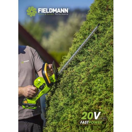 Fieldmann - Akumulatora dzīvžogu šķēres 20V