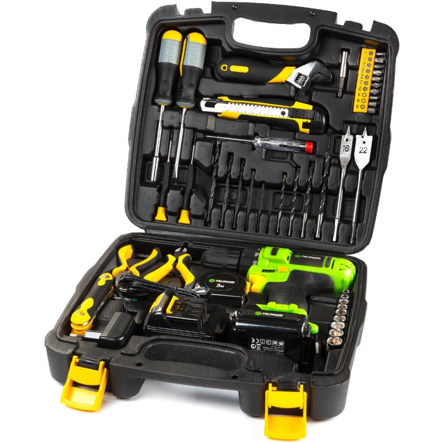 Fieldmann - Akumulatora urbis ar piederumiem 12V 1300 mAh