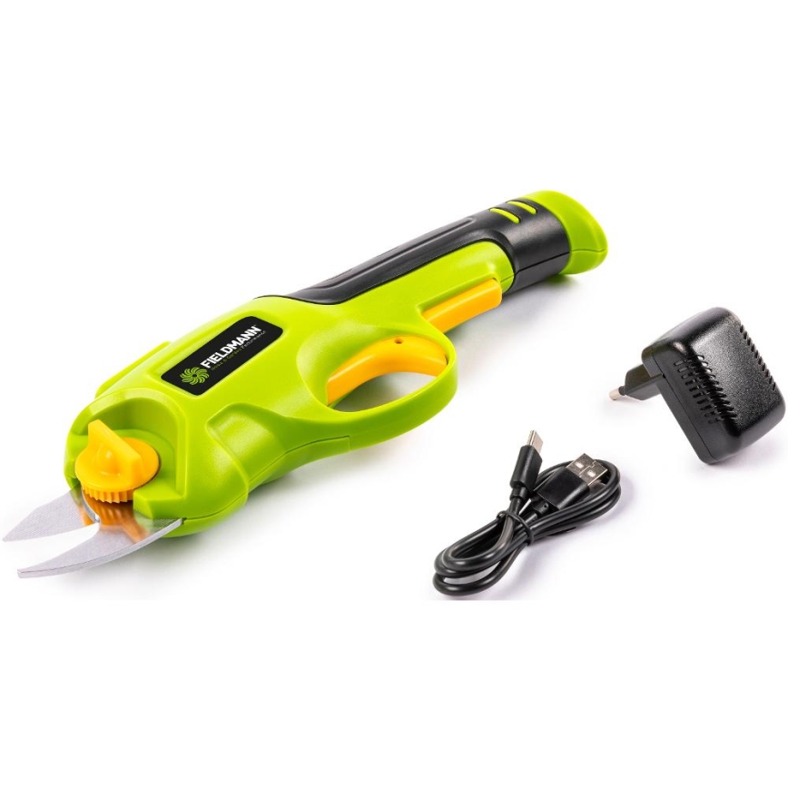 Fieldmann - Bezvadu dārza šķēres 1500 mAh