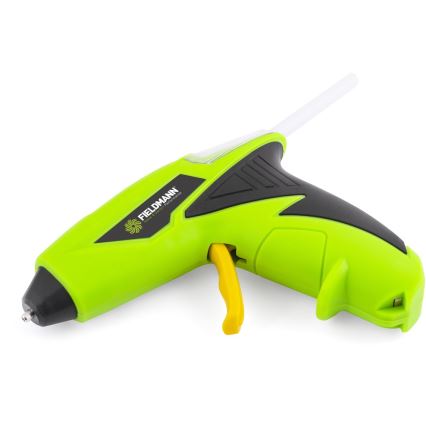 Fieldmann - Bezvadu karstās līmes pistole 4V 1500 mAh zaļa