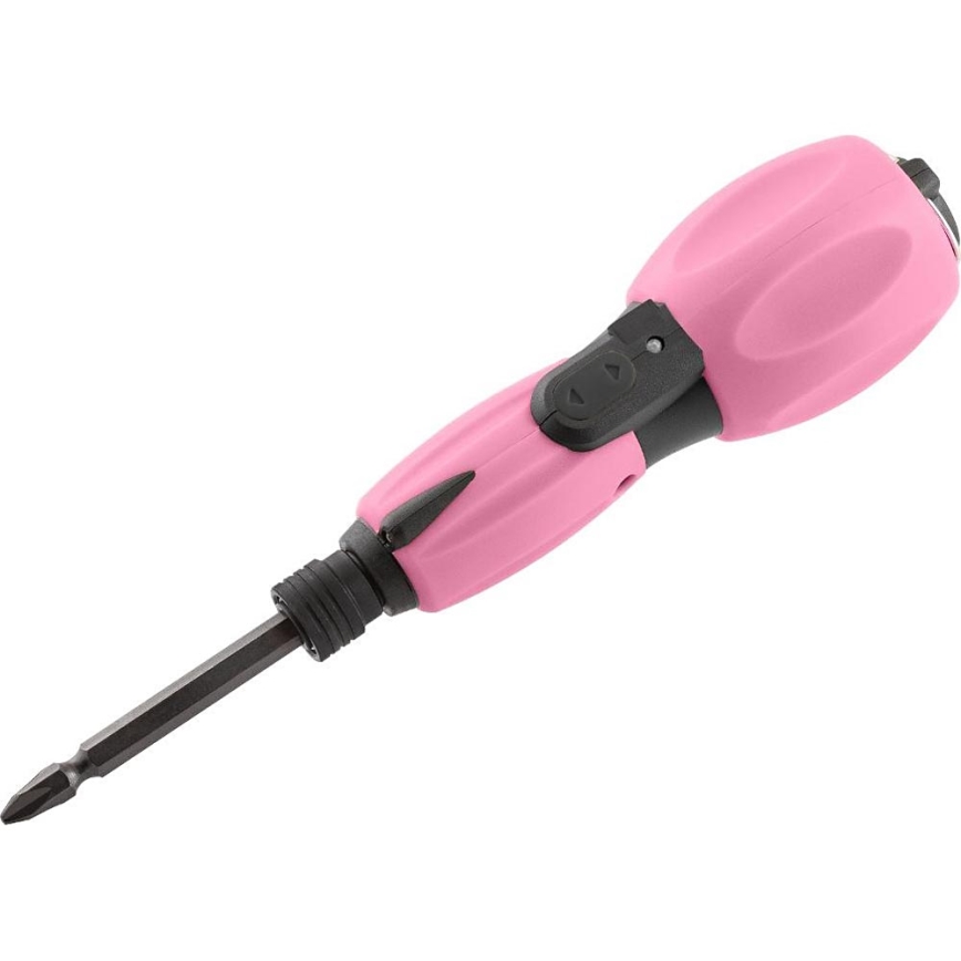 Fieldmann - Bezvadu skrūvgriezis 3,6V 800 mAh rozā