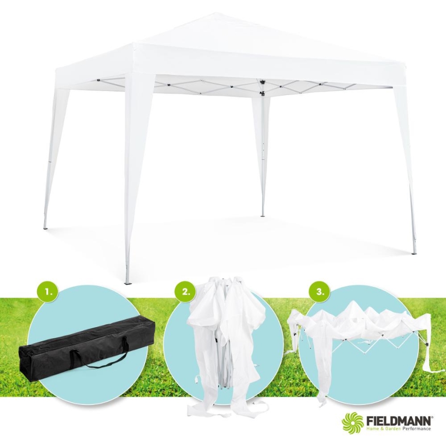Fieldmann - Dārza lapene 3x3 m balta