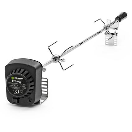 Fieldmann - grila iesms ar motoru 230 V, nerūsējošā tērauda