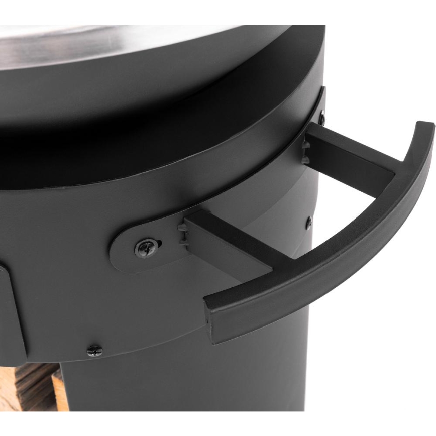 Fieldmann - Pārnēsājams grils 3 vienā nerūsējošais tērauds/melns