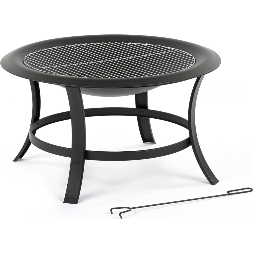 Fieldmann - Pārnēsājams ugunskurs ar restēm d. 74 cm