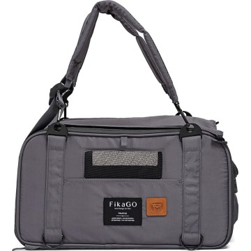 Fikago - Ceļojumu soma suņiem un kaķiem TRUFFLE Grey