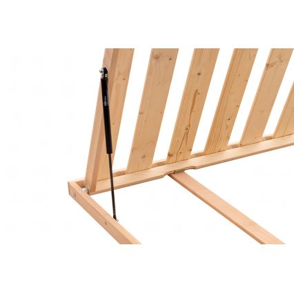 Fiksēta redeļu gultas pamatne ar sānu slīpumu OSLO 200x90 cm