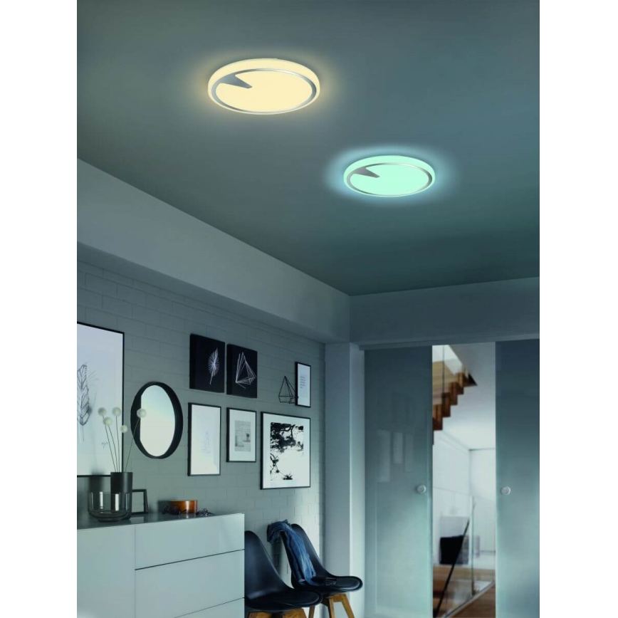 Fischer & Honsel 20754 - LED RGBW Aptumšojama griestu lampa T-ERIC LED/33W/230V 2700-6500K Wi-Fi Tuya + tālvadības pults