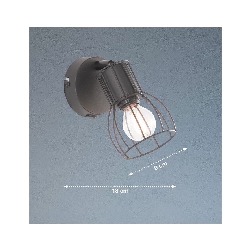 Fischer & Honsel 30074 - Sienas starmetis KAFES 1xE14/25W/230V