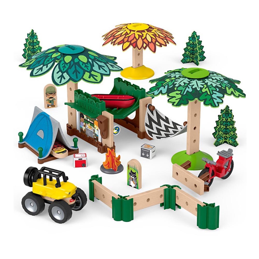 Fisher-Price - Bērnu konstruktora komplekts Wonder Makers Camping