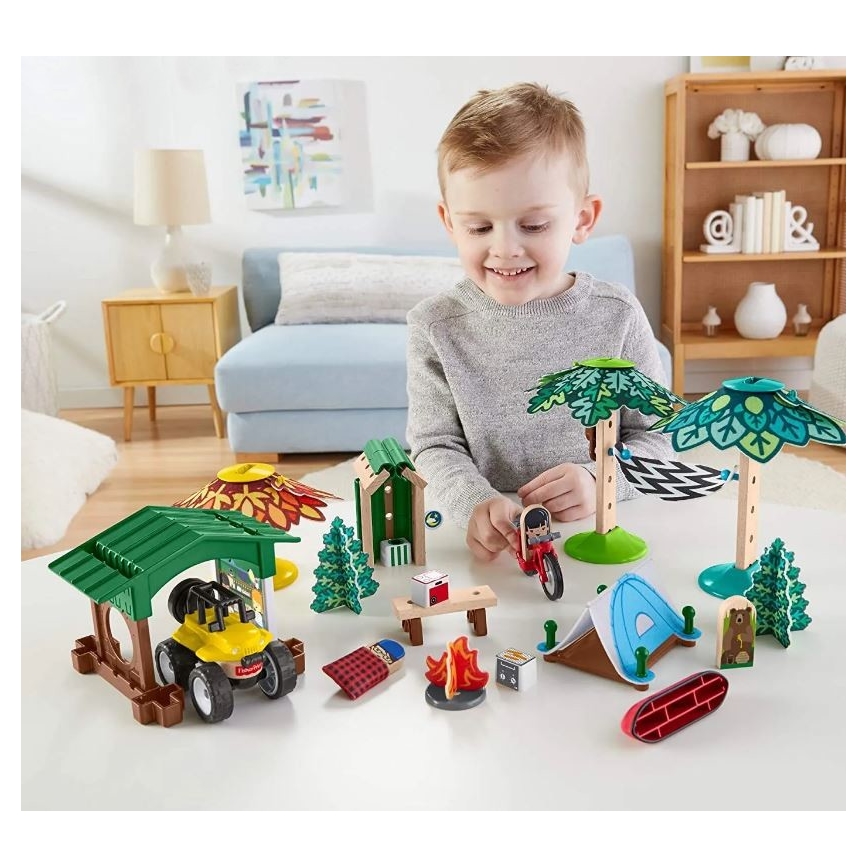 Fisher-Price - Bērnu konstruktora komplekts Wonder Makers Camping