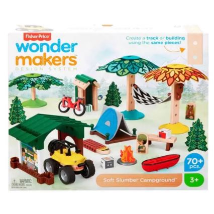 Fisher-Price - Bērnu konstruktora komplekts Wonder Makers Camping