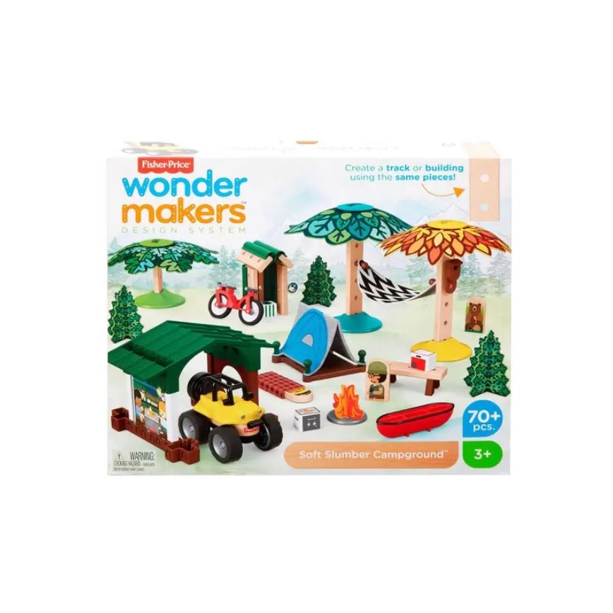 Fisher-Price - Bērnu konstruktora komplekts Wonder Makers Camping