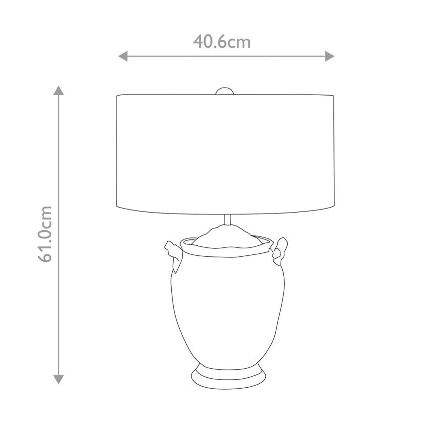 Flambeau - Galda lampa JACKSON 1xE27/60W/230V