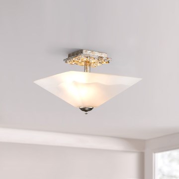 Flambeau - griestu lampa STAR 2xE27/40W/230V zeltaina