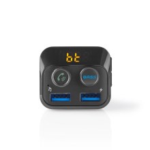 FM Automašīnas raidītājs Bluetooth/MP3/2xUSB