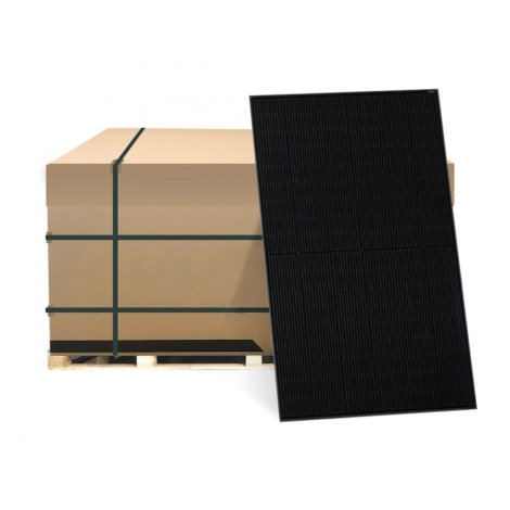 Fotoelektriskais saules enerģijas panelis JA SOLAR 390Wp pilnībā melns IP68 Half Cut -palete, 36 gab