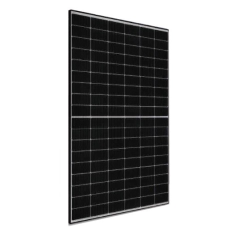 Fotoelektriskais saules enerģijas panelis JA SOLAR 405Wp melna ietvars IP68 Half Cut