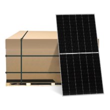 Fotoelektriskais saules enerģijas panelis JINKO 545Wp sudraba ietvars IP68 Half Cut divpusējs - palete 36 gab.