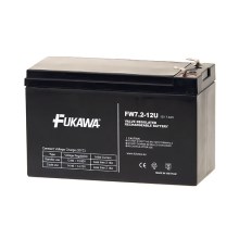 FUKAWA FW 7.2-12 F1U - Svina-skābes akumulators 12V/7.2Ah/faston 4.7  mm