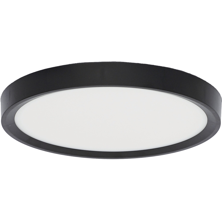 Fulgur 41811 - LED Griestu lampa NOMY LED/18W/230V 3000/4000/6000K IP40 d. 23 cm melna