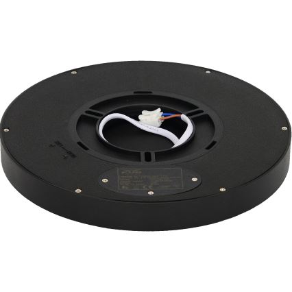 Fulgur 41811 - LED Griestu lampa NOMY LED/18W/230V 3000/4000/6000K IP40 d. 23 cm melna