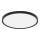 Fulgur 41813 - LED Griestu lampa NOMY LED/32W/230V 3000/4000/6000K IP40 d. 40 cm melna