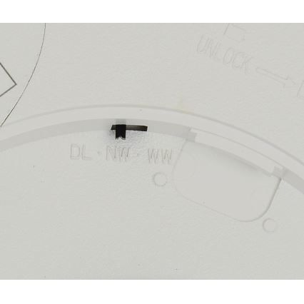 Fulgur 42361 - LED Griestu lampa NOMY LED/24W/230V 3000/4000/6000K IP40 d. 30 cm balta
