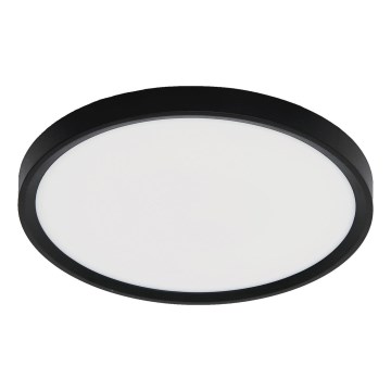Fulgur s-42587 - LED Griestu lampa ar kustību sensoru NOMY-S LED/24W/230V 3000/4000/6000K IP40 d. 30 cm melna