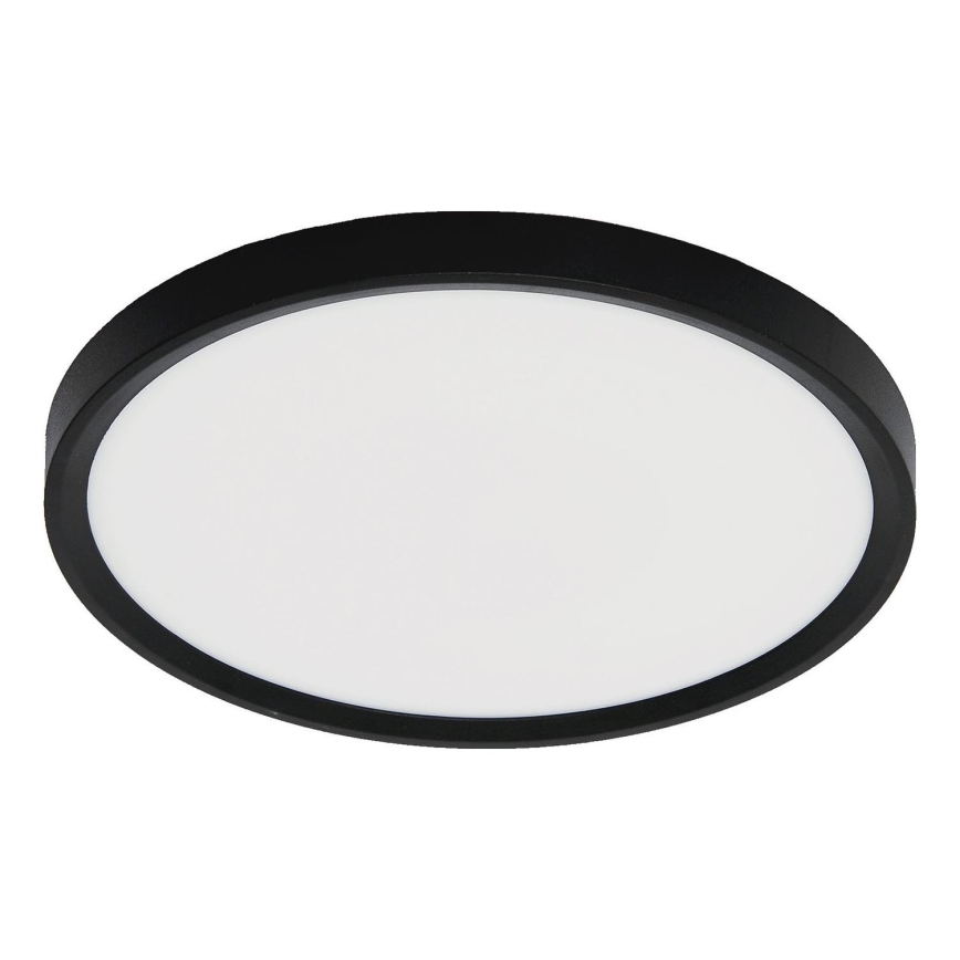 Fulgur s-42587 - LED Griestu lampa ar kustību sensoru NOMY-S LED/24W/230V 3000/4000/6000K IP40 d. 30 cm melna