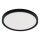 Fulgur s-42587 - LED Griestu lampa ar kustību sensoru NOMY-S LED/24W/230V 3000/4000/6000K IP40 d. 30 cm melna