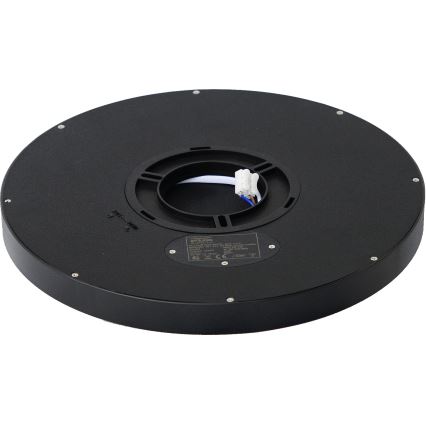 Fulgur s-42587 - LED Griestu lampa ar kustību sensoru NOMY-S LED/24W/230V 3000/4000/6000K IP40 d. 30 cm melna