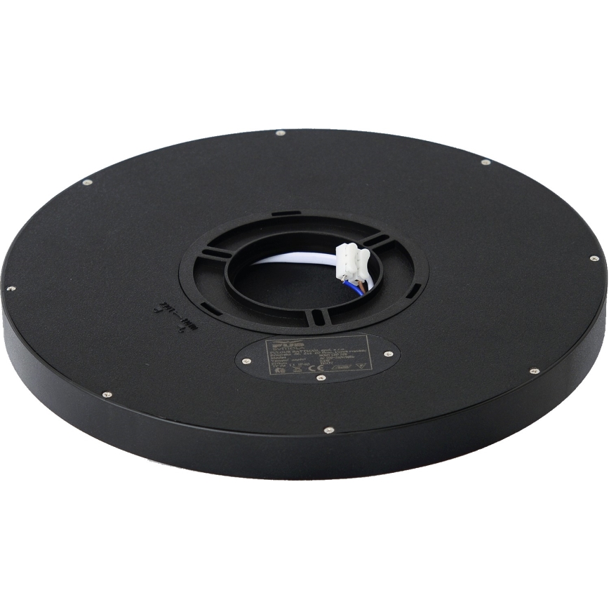 Fulgur s-42587 - LED Griestu lampa ar kustību sensoru NOMY-S LED/24W/230V 3000/4000/6000K IP40 d. 30 cm melna