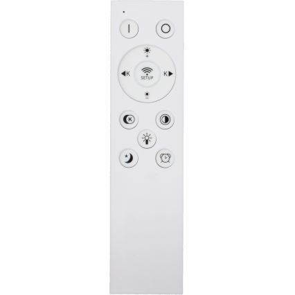 Fulgur s-43040 - LED aptumšojama griestu lampa NOMY-RC LED/40W/230V 3000/4000/6500K Ø 50 cm IP40 melna + tālvadība