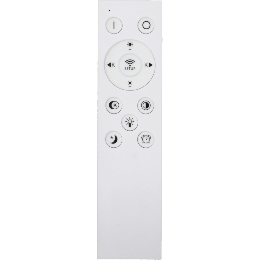 Fulgur s-43040 - LED aptumšojama griestu lampa NOMY-RC LED/40W/230V 3000/4000/6500K Ø 50 cm IP40 melna + tālvadība